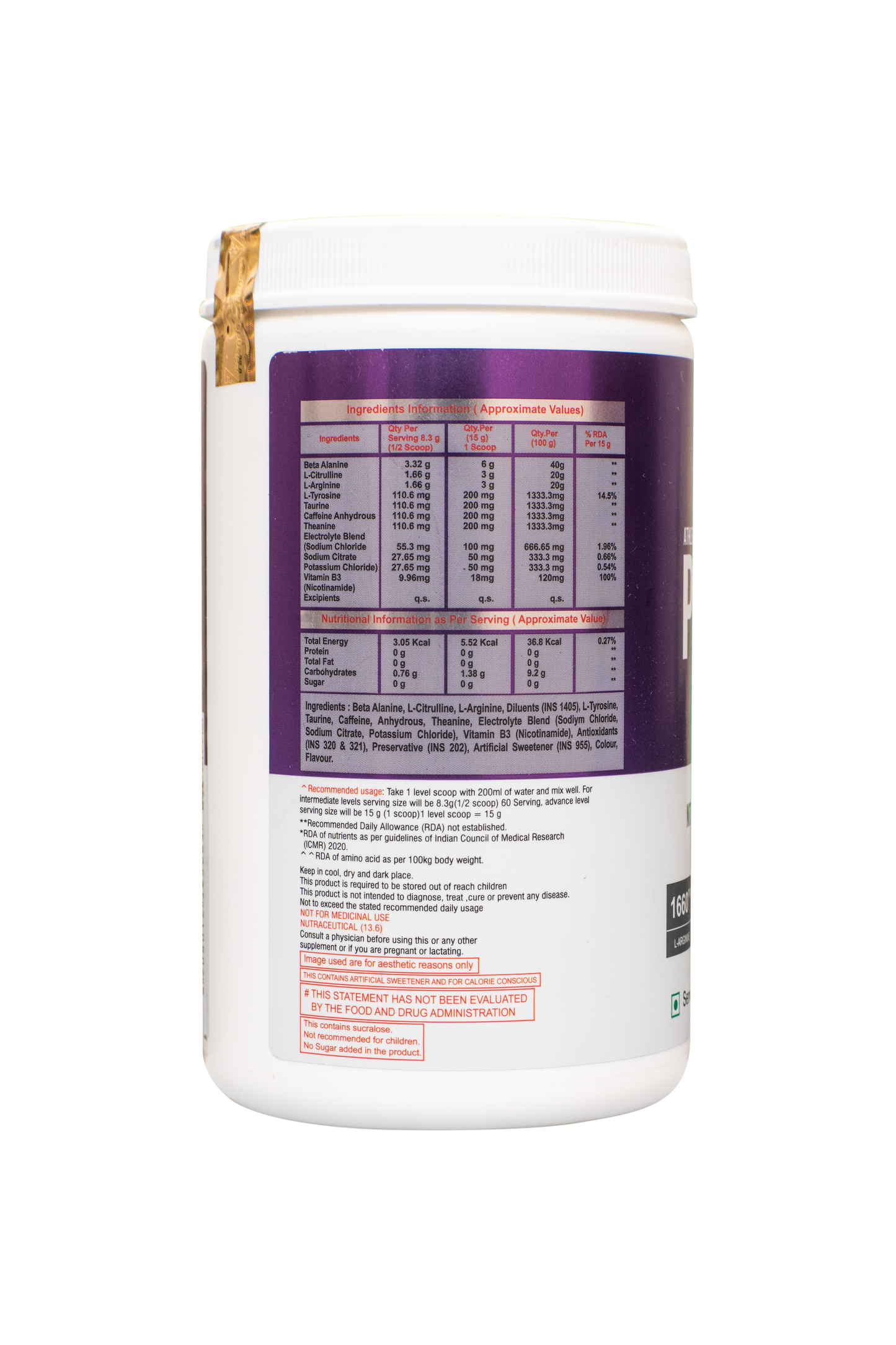Preshot Preworkout