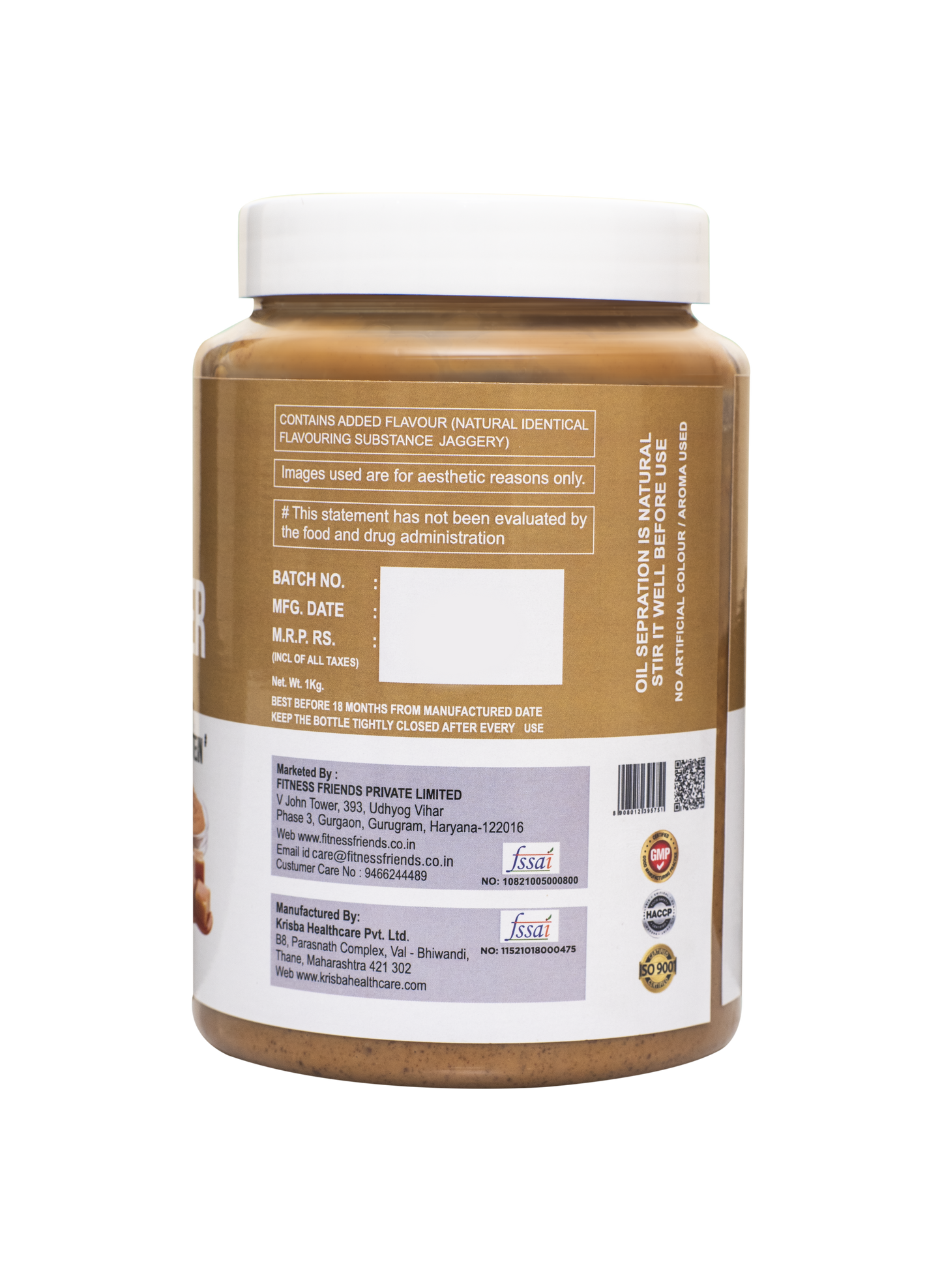 Crunchy Peanut Butter Jaggery