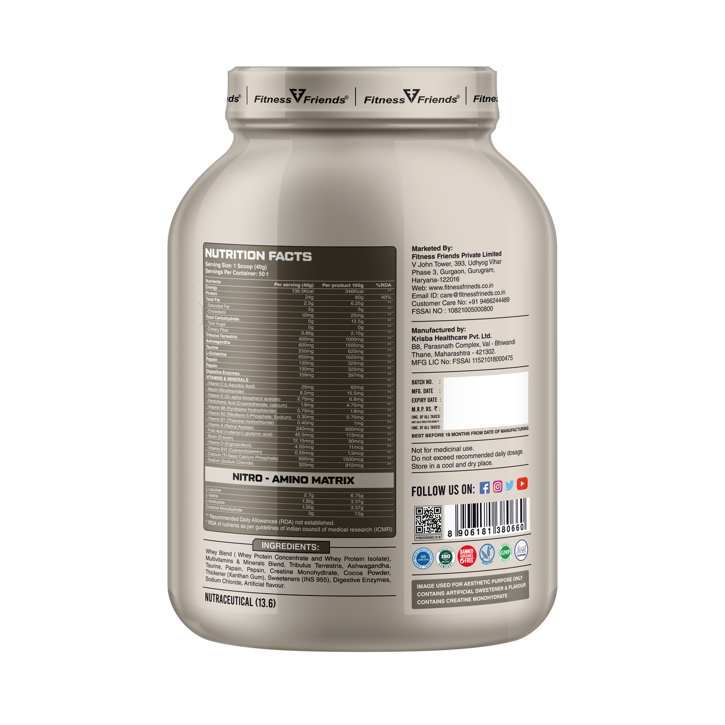 Nitro Fuel 2kg Whey Protein