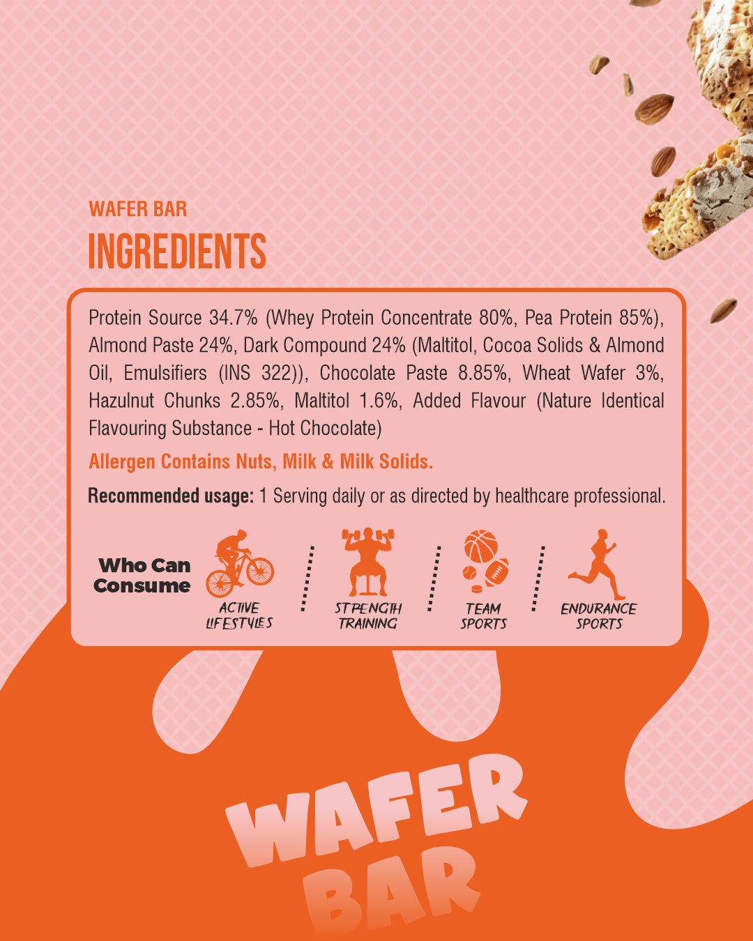 Fit bar Chocolate Wafer Bar