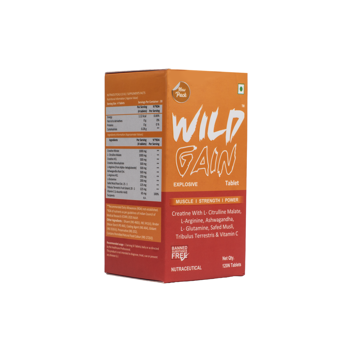 WILD GAIN 120 TAB