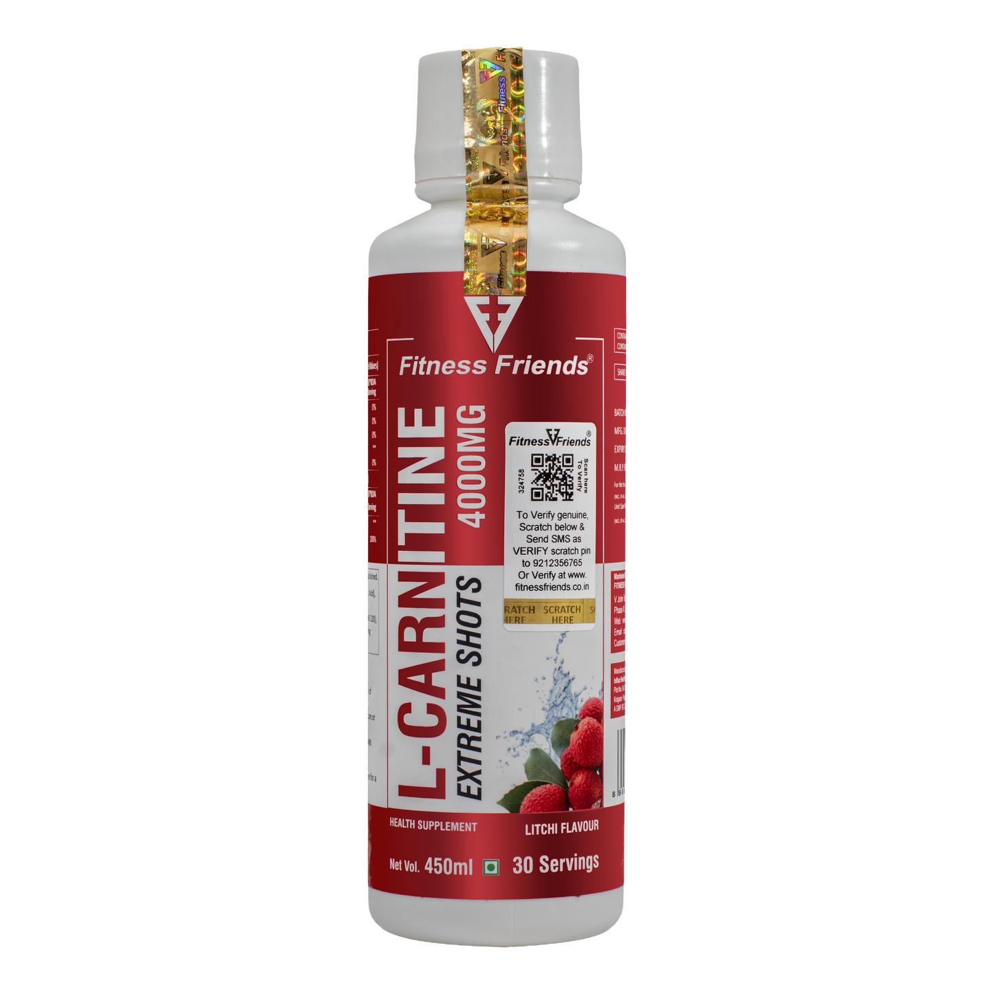 L Carnitine 4000mg , 30 servings