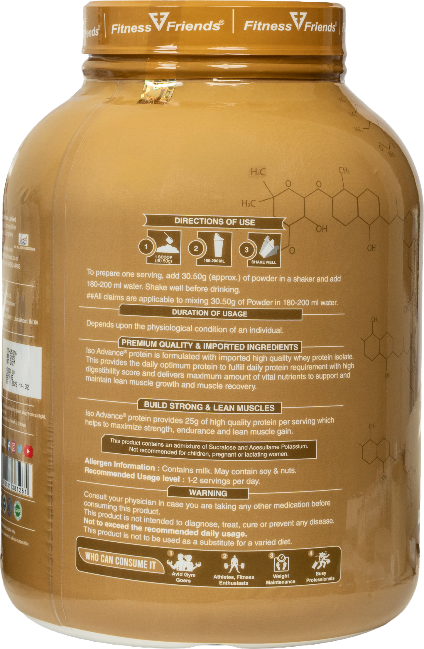 Iso Advance Gold  Pure Isolate Protein