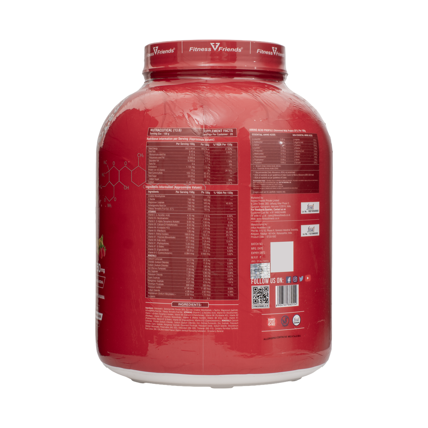WILD GAIN MASS GAINER 3KG
