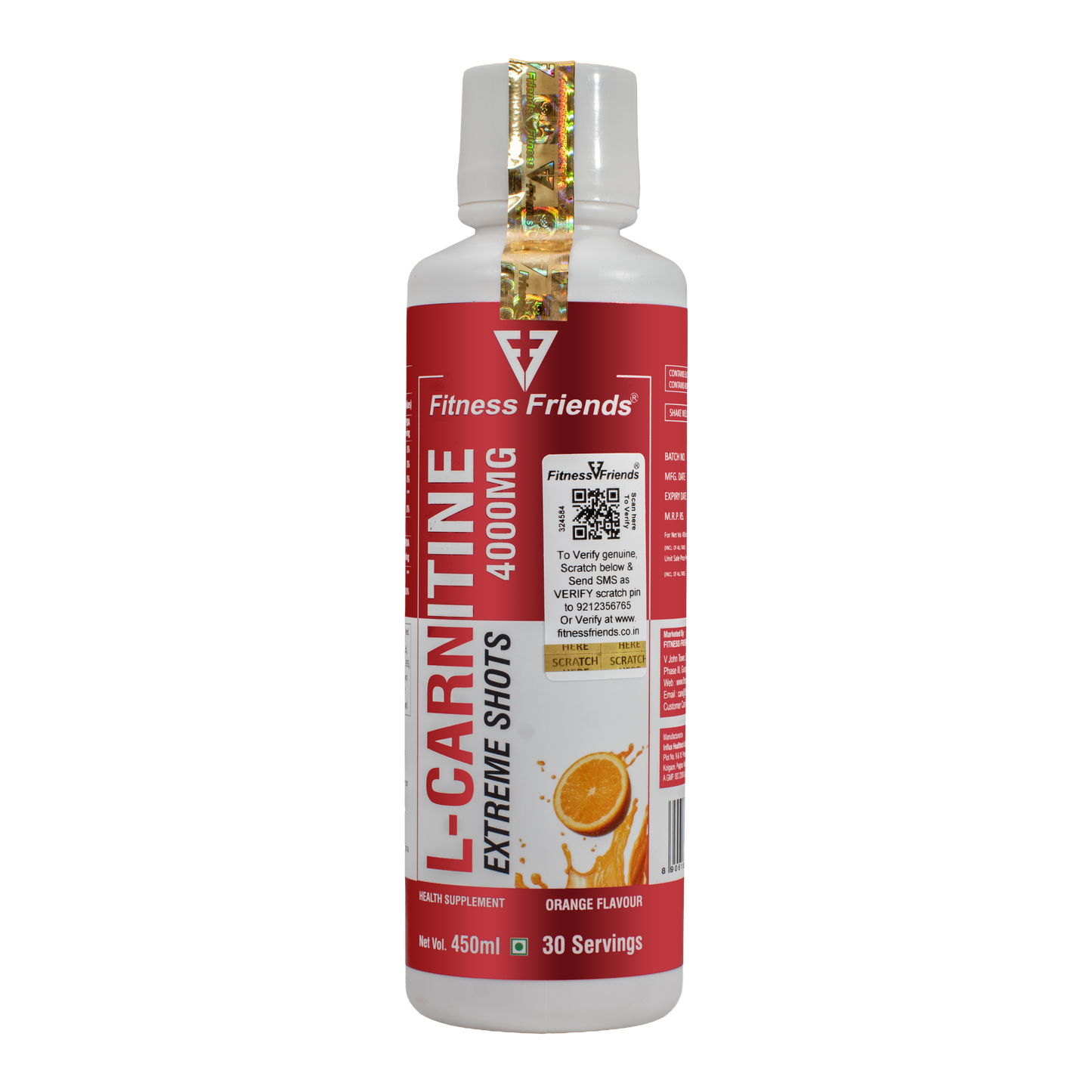 L Carnitine 4000mg , 30 servings