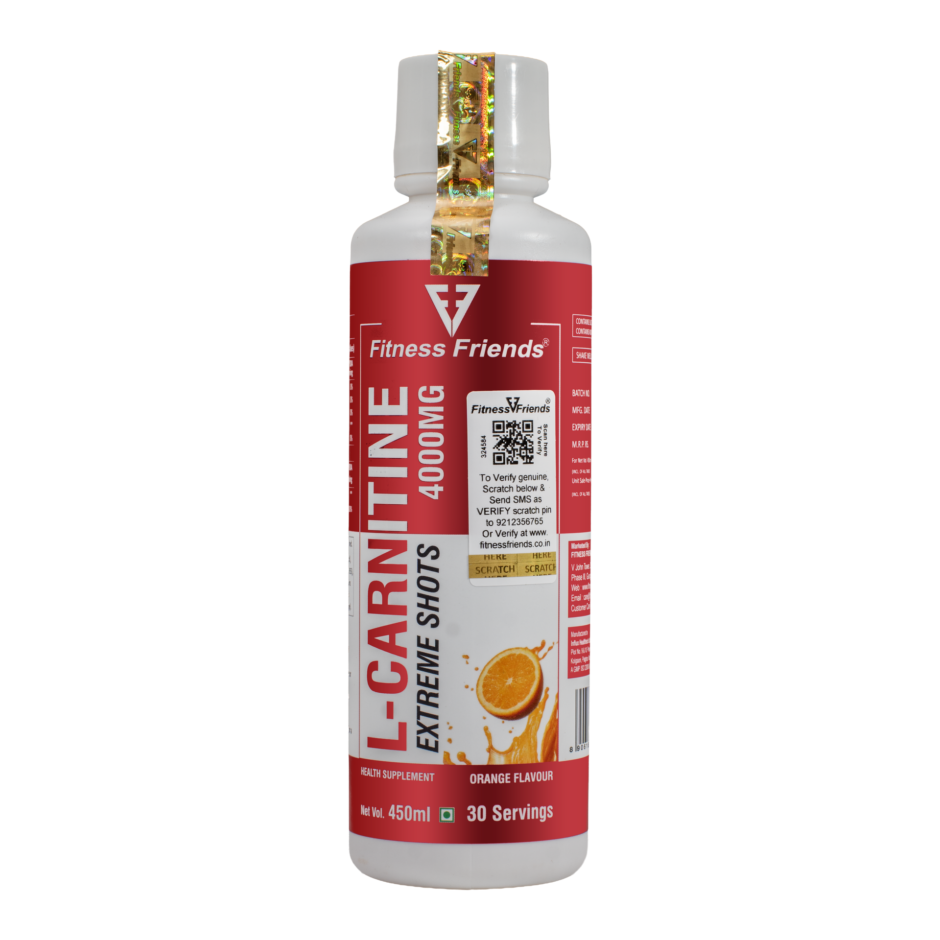 L Carnitine 4000mg , 30 servings