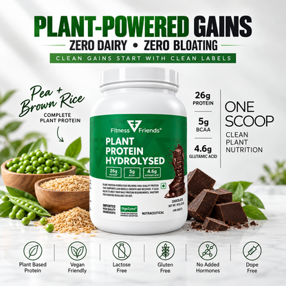 Plant Protein Hydrolysed Chocolate , 907 g