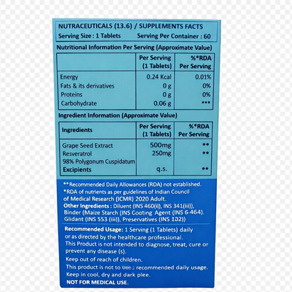 RESVERATROL 98% Polygonum Cuspidatum